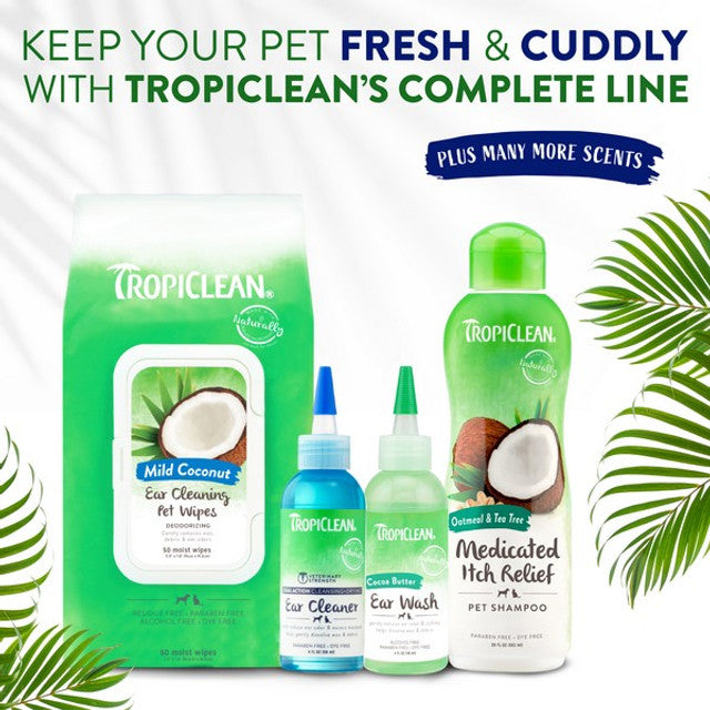 TropiClean Dual Action Ear Cleaner 118ml