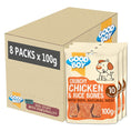 Load image into Gallery viewer, Good Boy Pawsley & Co Crunchy Chicken with Rice Bones 100g Case of 8
