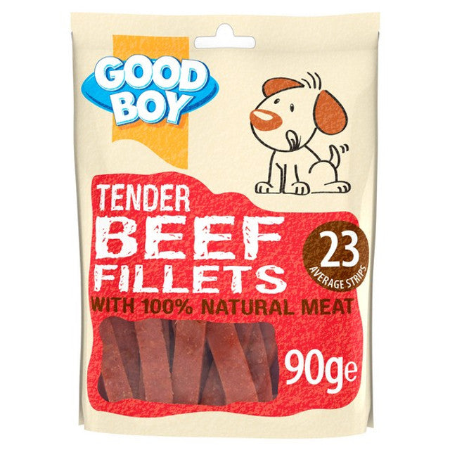 Good Boy Pawsley & Co Tender Beef Fillets 90g Case of 10
