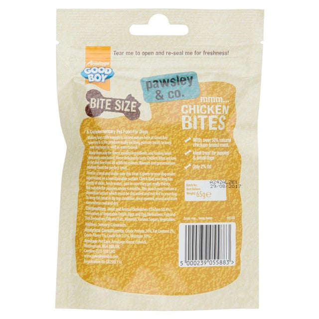 Good Boy Pawsley Deli Bites Chicken 65g Case of 10