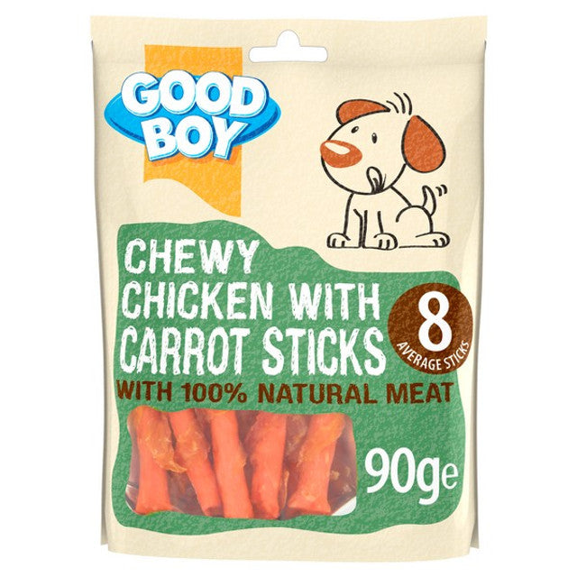 Good Boy Pawsley & Co Chicken & Carrot sticks 90g Case of 10