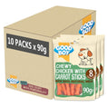 Load image into Gallery viewer, Good Boy Pawsley & Co Chicken & Carrot sticks 90g Case of 10
