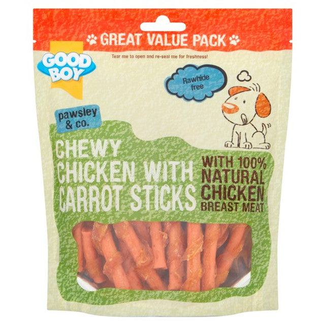 Good Boy Pawsley & Co Chicken & Carrot sticks 320g Case of 3