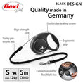 Load image into Gallery viewer, Flexi Black Design Cord 5m Black

