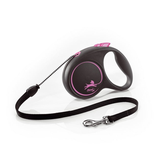 Flexi Black Design Cord 5m Pink