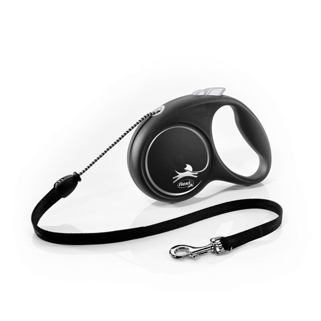 Flexi Black Design Cord 5m Black