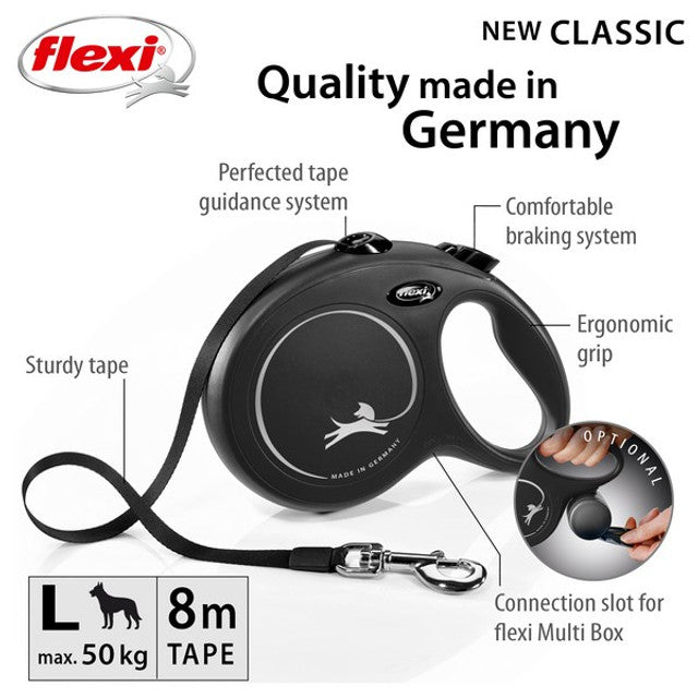 Flexi New Classic L Tape 8m Black