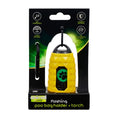 Load image into Gallery viewer, Animal Instincts LED Flashing Safety Poop Bag Holder with Torch High-Visibility Dog Walking Accessory Yellow
