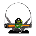 Load image into Gallery viewer, Animal Instincts Flashing Safety Dog Harness USB Rechargeable Full Shine Nylon Grey/Orange S 60cm
