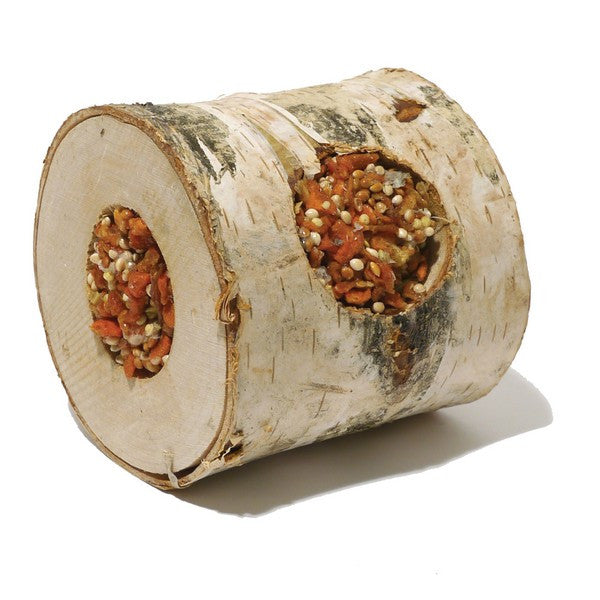 Rosewood Nibble Woodroll Carrot Chew Toy for Small Animals, Healthy Treat