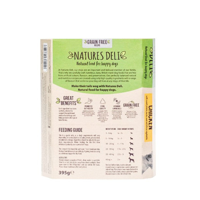 Natures Deli Adult GF Chicken 395g