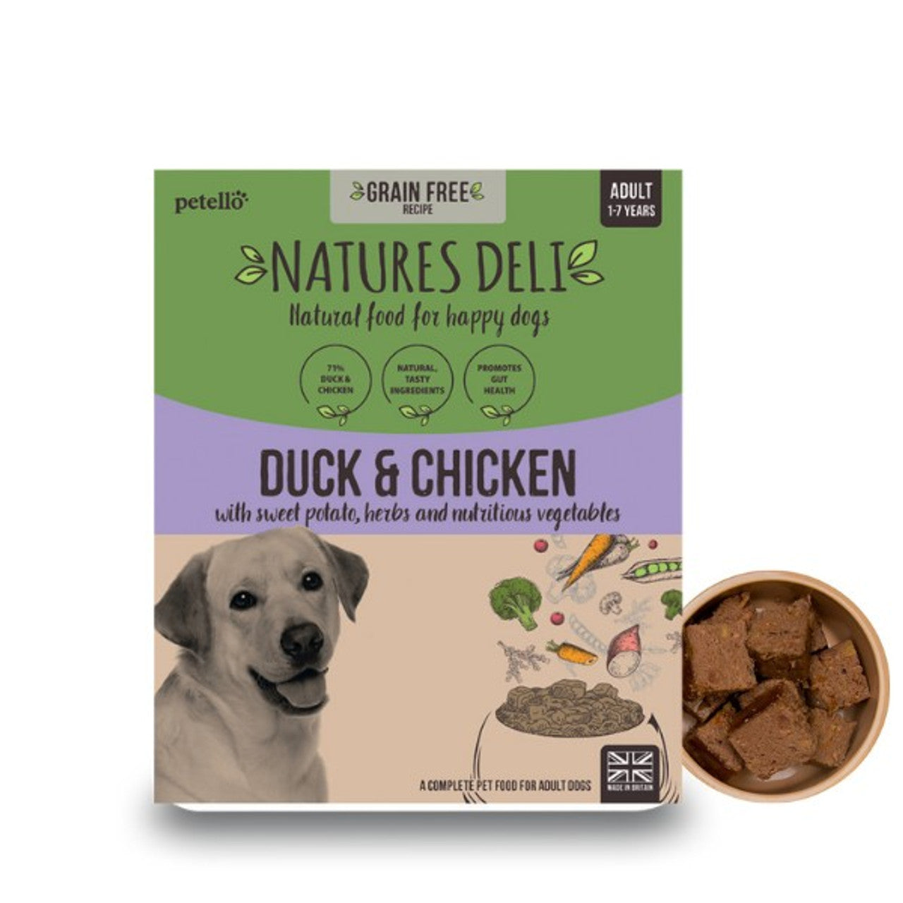Natures Deli Adult GF Duck & Chicken 395g