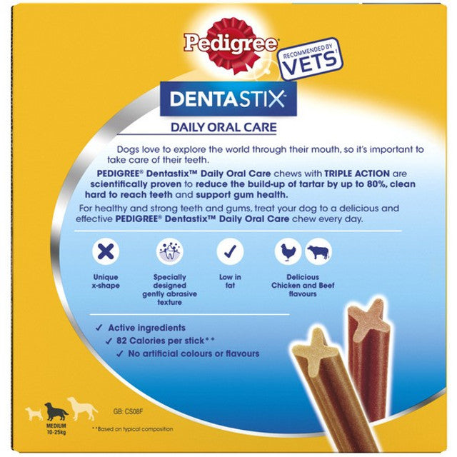 Pedigree DentaStix Daily Dental Chews Small Dog 7 Sticks