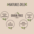 Load image into Gallery viewer, Natures Deli Chicken, Sweet Potato And Broccoli Sticks 100g
