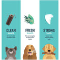 Load image into Gallery viewer, Edgard & Cooper Dental for Dogs Strawberry & Mint Large 7 sticks
