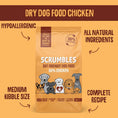 Load image into Gallery viewer, Scrumbles Dry Dog Food Adult Chicken 2kg
