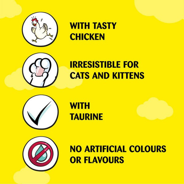 Dreamies Creamy Cat Treats with Chicken 40g