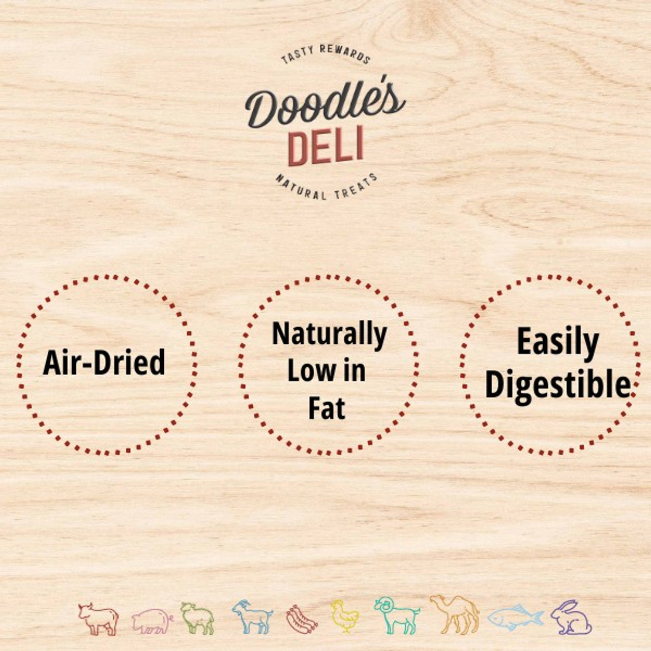 Doodles Deli Air Dried Pigs Ears 1pcs