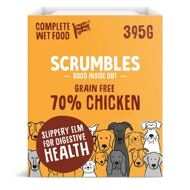Scrumbles Wet Dog Food Meat Variety Pack 6x395g