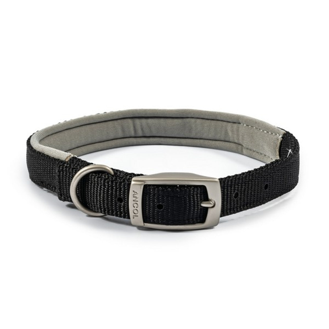 Ancol Padded Viva Collar Black