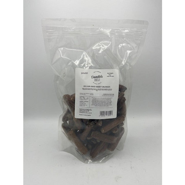 Doodles Deli Air Dried Rabbit Sausages 1Kg