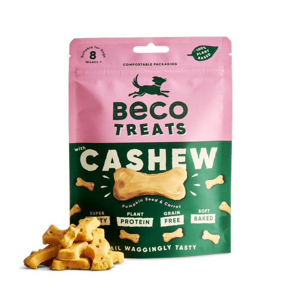 Beco Dog Treats Cashew Natural Healthy Dog Snacks 70g Case of 10