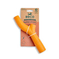 Load image into Gallery viewer, Beco Natural Rubber Dog Toy Super Stick Chew Toy Orange Durable & Safe for Dogs
