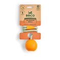 Load image into Gallery viewer, Beco Natural Rubber Slinger Fetch Dog Toy Orange Durable Chew & Toss Interactive Play
