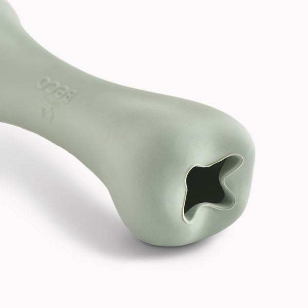 Beco Natural Rubber Chew Bone Green Durable Dog Toy for Teeth & Gums Eco-Friendly Pet Accessory