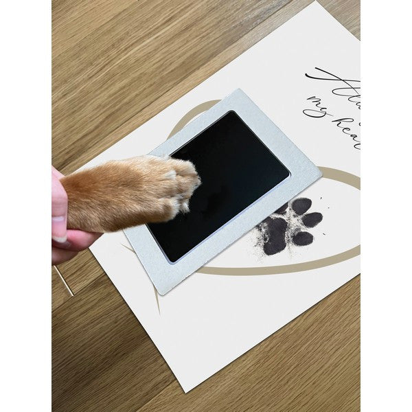 Oh So Precious Paw Print Ink Picture Frame A5 Baby Keepsake Handprint & Footprint Frame Personalized Nursery Gift