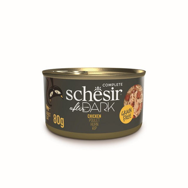 Schesir After Dark Wholefood Adult Cat Chicken 80g Case of 12