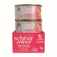 Load image into Gallery viewer, Schesir Silver M&S Older Cat Chick & Duck 70g
