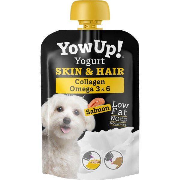 YowUp Dog Yogurt for Skin & Hair 115g Probiotic Treat for Healthy Coat & Digestion
