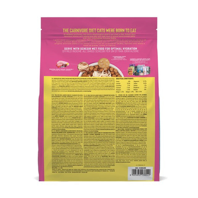 Schesir Dry Born Carnivore Chicken & Egg Baby 255g Case of 8