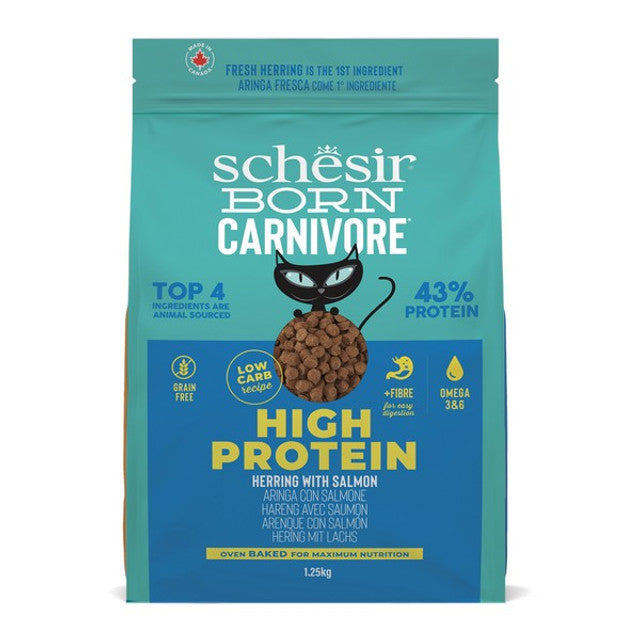 Schesir Dry Born Carnivore Herring & Salmon Adult 1.25Kg