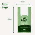 Load image into Gallery viewer, Beco Recycled Poop Bags Mint Scented with Handles 120 Pack Eco-Friendly Dog Waste Bags
