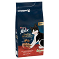 Load image into Gallery viewer, Felix Doubly Delicious Beef Chickenn & Vegetables Dry Cat Food 2kg
