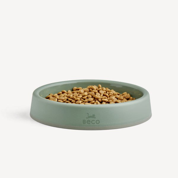 Beco Steady Cat Bowl Green Non-Slip Eco-Friendly Pet Feeding Dish