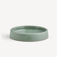 Load image into Gallery viewer, Beco Steady Cat Bowl Green Non-Slip Eco-Friendly Pet Feeding Dish
