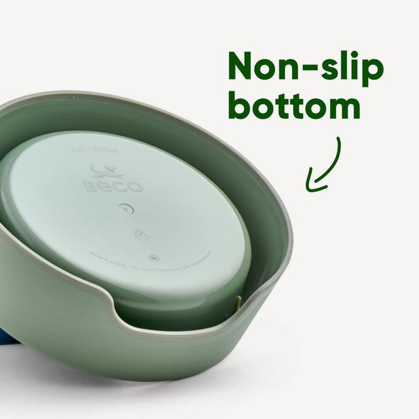 Beco Steady Dog Bowl Blue Non-Slip Elevated Pet Feeder Durable Eco-Friendly Dog Bowl Dogs