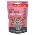 Load image into Gallery viewer, Rosewood Crunchy Salmon Cat Treats Premium Natural Cat Snacks, Cushion Value Pack 200g

