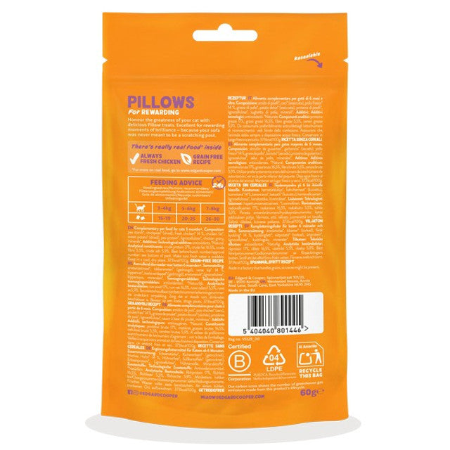 Edgard & Cooper Cat Pillows Chicken Flavour 60g