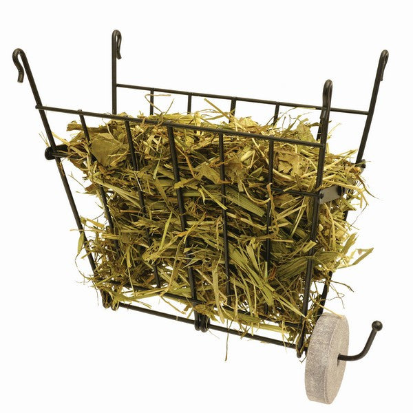 Rosewood Folding Wire Hayrack Small Animal & Rabbit Hay Feeder, Durable Metal