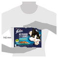 Load image into Gallery viewer, Felix As Good As it Looks Ocean Feasts Wet Cat Food 12x85g Case of 4

