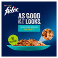 Load image into Gallery viewer, Felix As Good As it Looks Ocean Feasts Wet Cat Food 12x85g Case of 4
