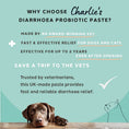 Load image into Gallery viewer, Charlie The Vet Diarrhoea Care Probiotic Paste for Dogs & Cats 15ml Digestive Support, Gut Health Supplement
