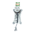 Load image into Gallery viewer, Animal Instincts Plush Hippo Toy Jungle Buddies Soft Stuffed Animal with Rope
