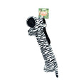 Load image into Gallery viewer, Animal Instincts Plush Zebra Toy Jungle Buddies Soft Stuffed Animal with Paper Crinkle for Sensory Play
