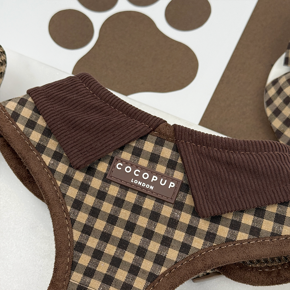 Cotswolds Check Adjustable Neck HARNESS: L