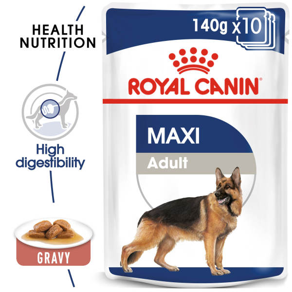 Royal Canin Maxi Adult in Gravy Wet Dog Food